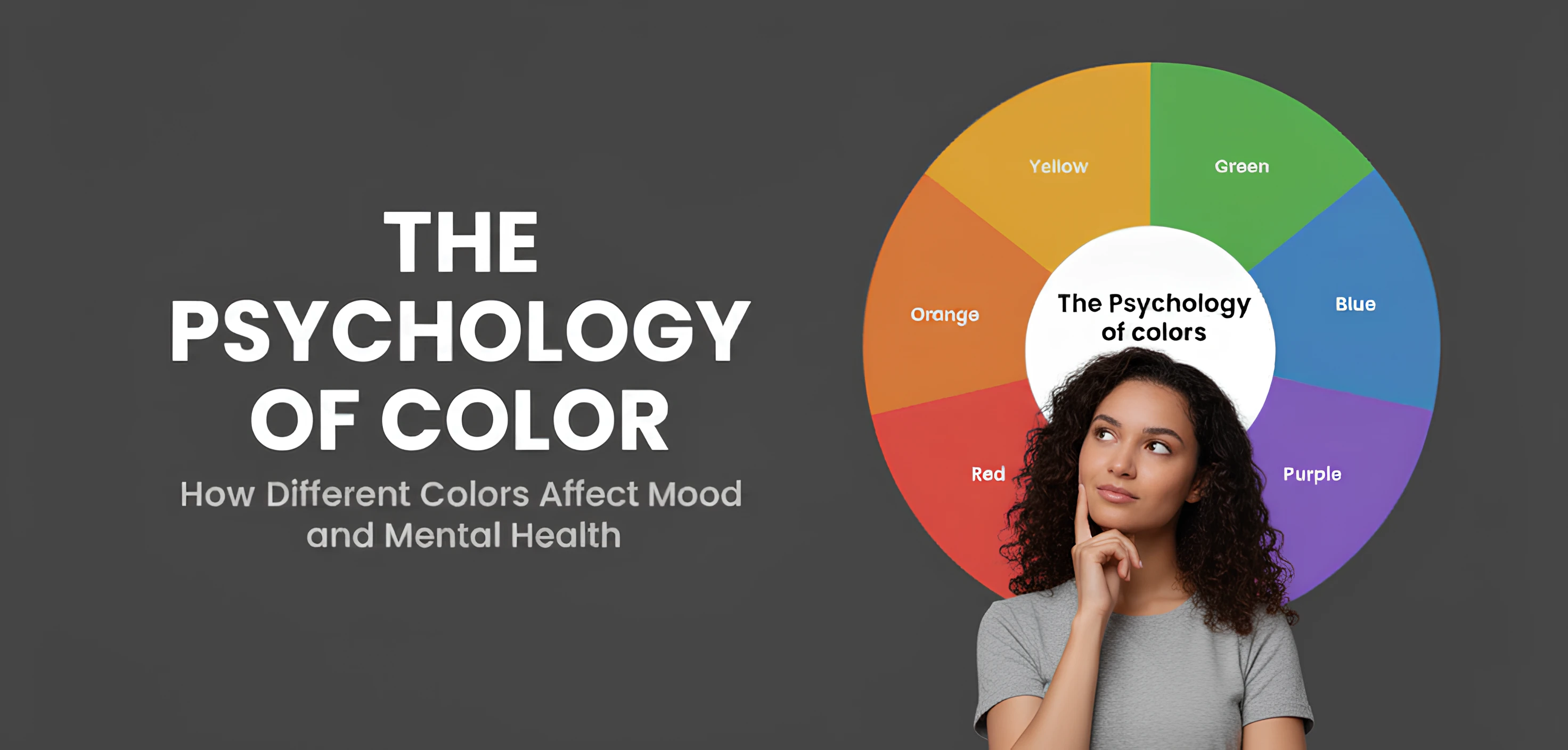A designer choosing from a vibrant color wheel, demonstrating the use of color psychology in branding.