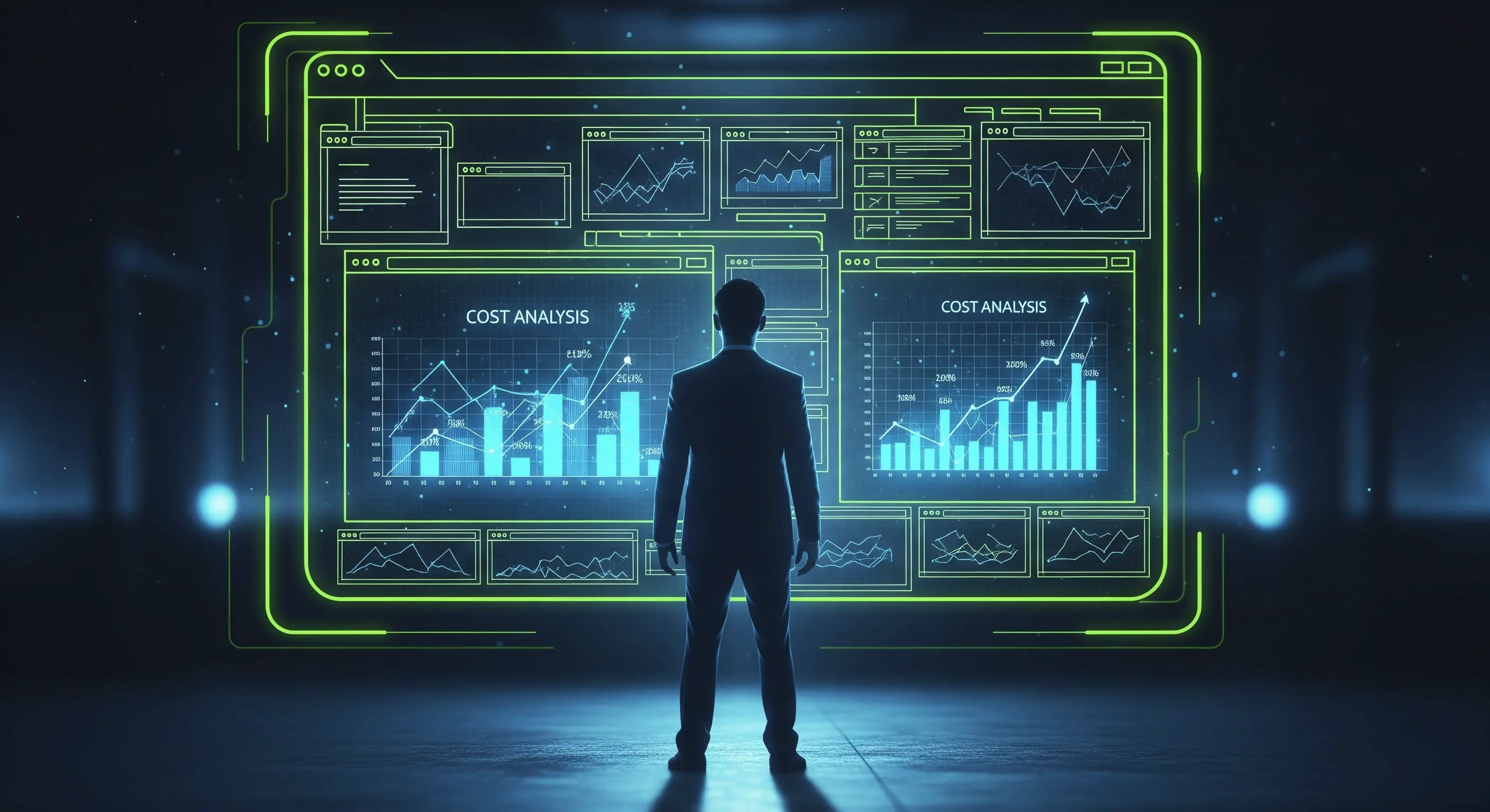 A digital blueprint showing the cost breakdown for professional web design in India for 2026.