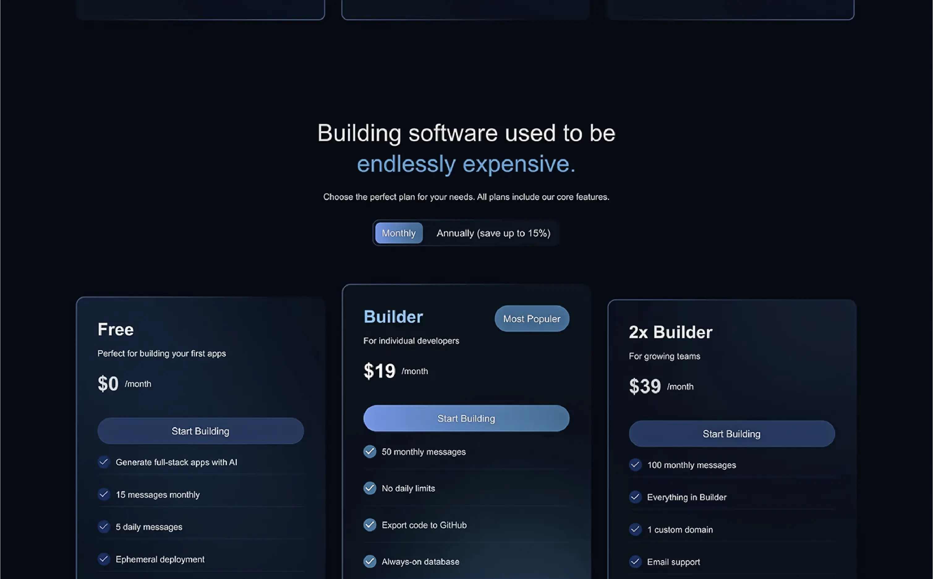 The 'What Our Users Say' testimonial section from the Synthara landing page.
