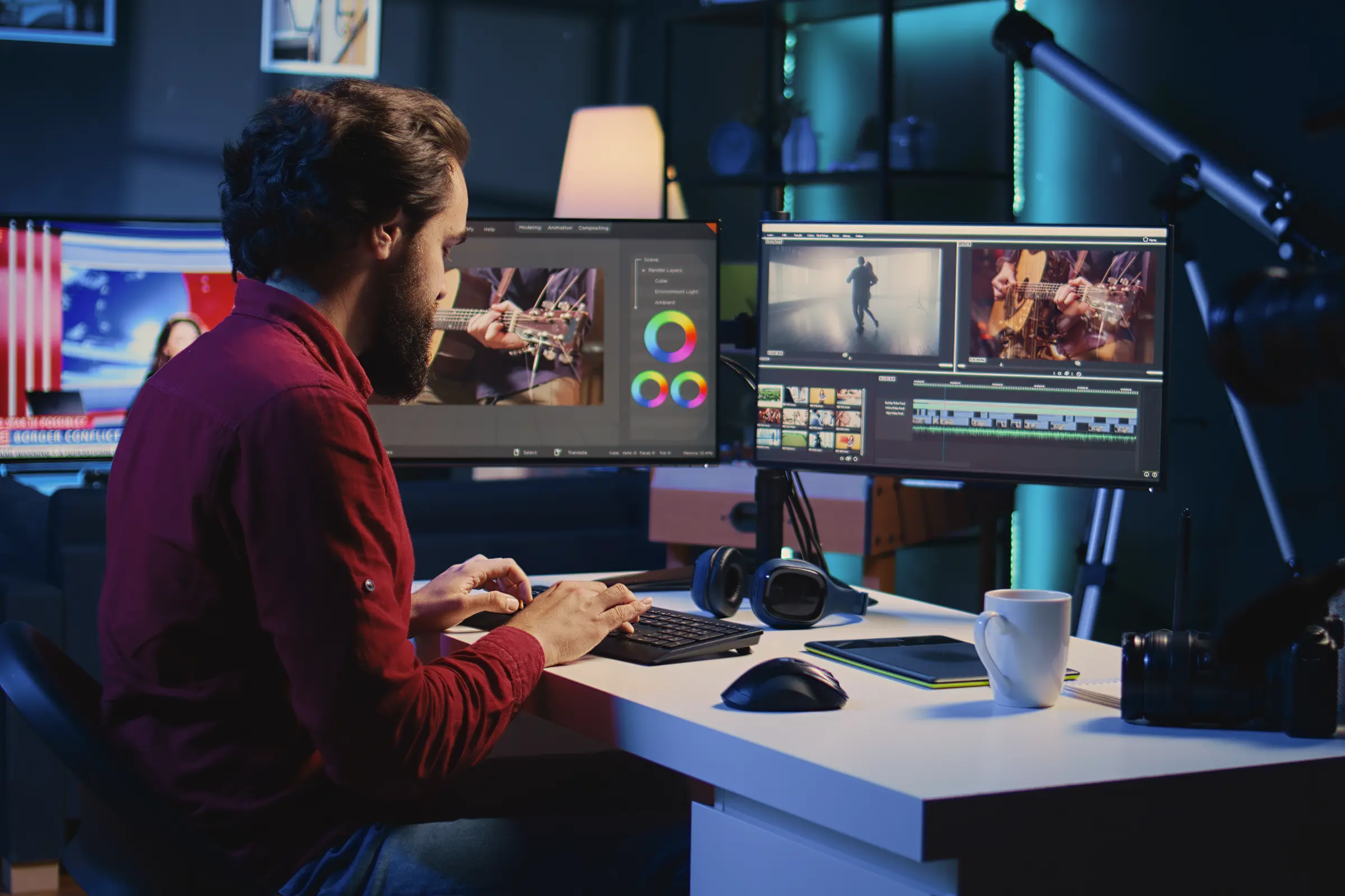 Professional Video Editing Suite