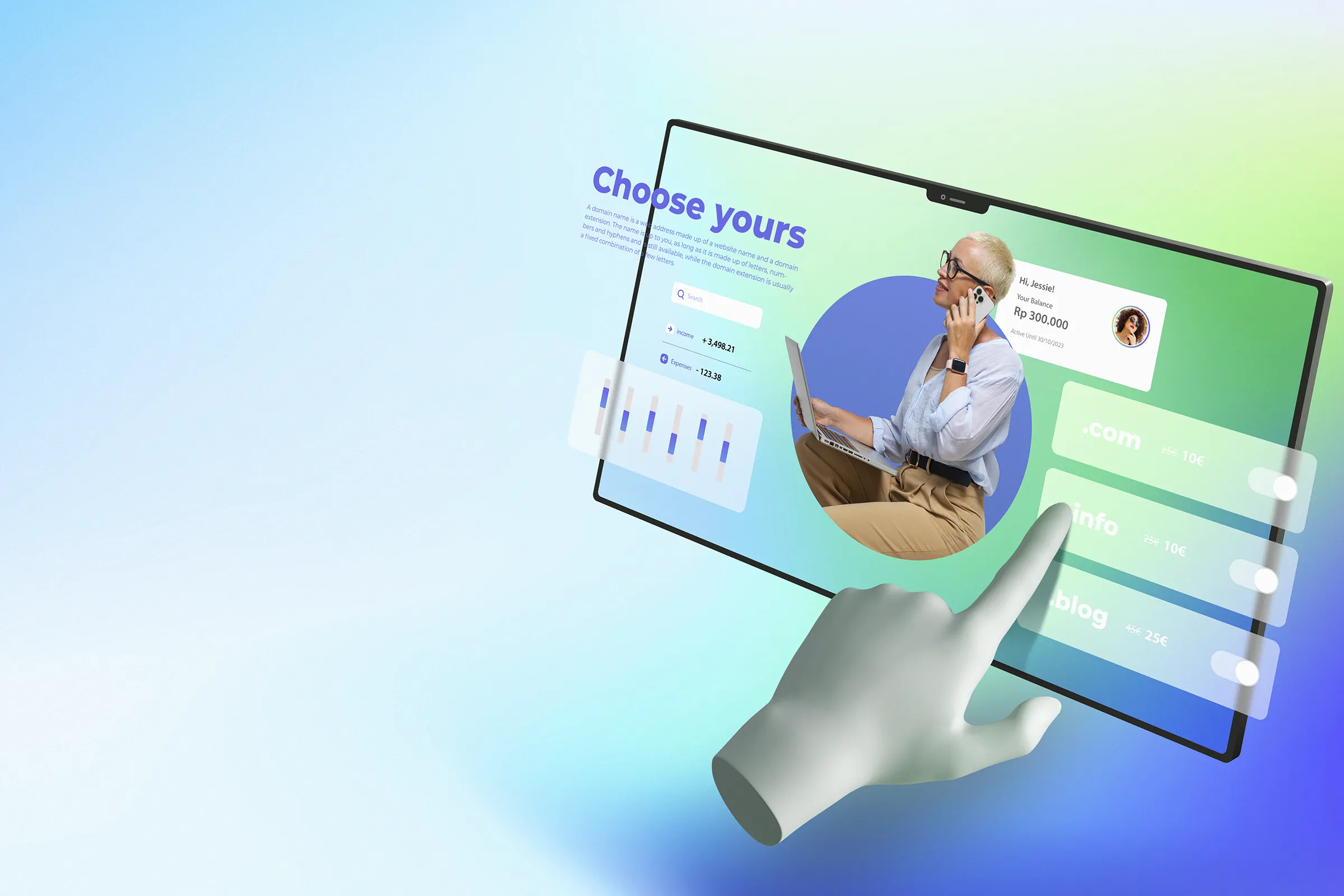 Modern Website Design on multiple devices